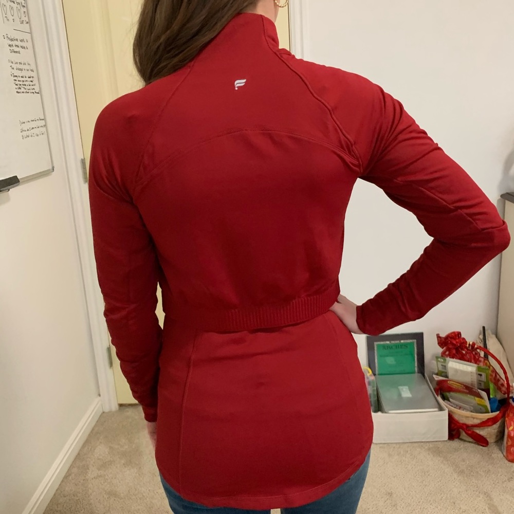 Fabletics Burgundy Performance Jacket - image 6